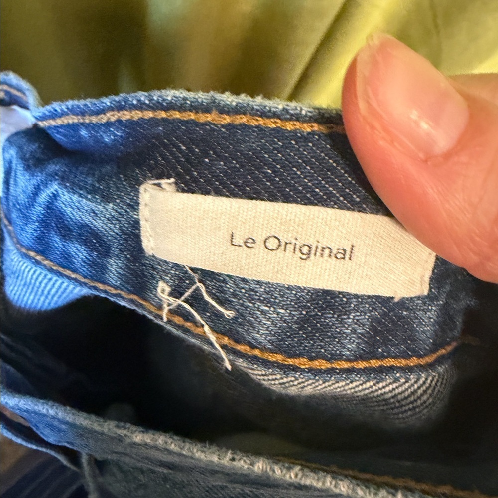 Frame Denim Le Original in Angeles Sand Fitted Straight Leg Jean. Size 26 $245 - Picture 8 of 10